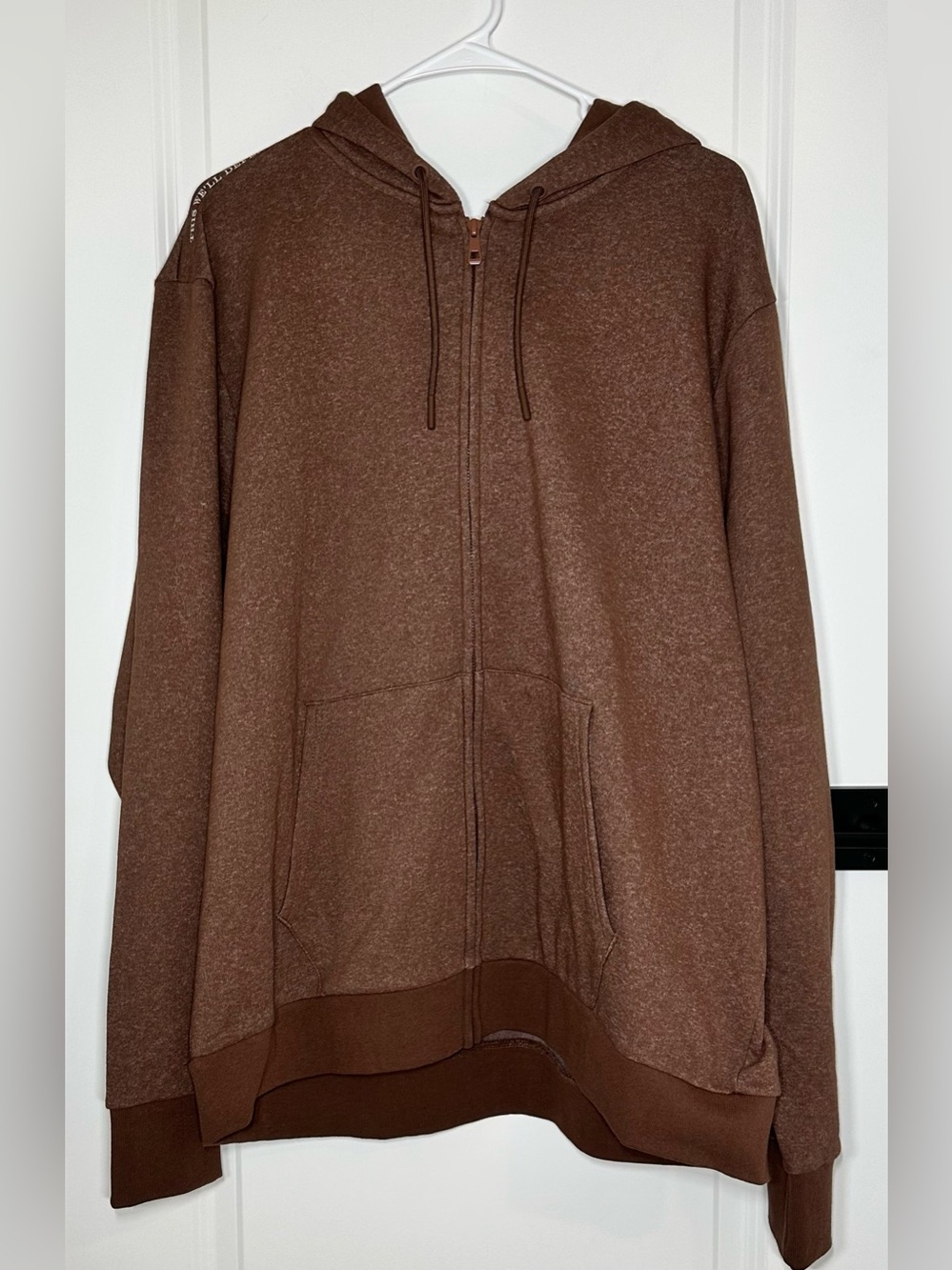 Grunt Style Men's Brown Full-Zip Hooded Sweater